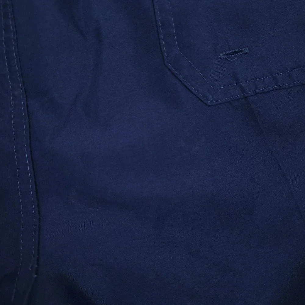 U.S. Polo Assn Mens Swim Trunks Medium Preppy Shorts Mesh Lined Navy Gray